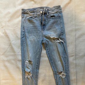 Distressed American Eagle Jeans
